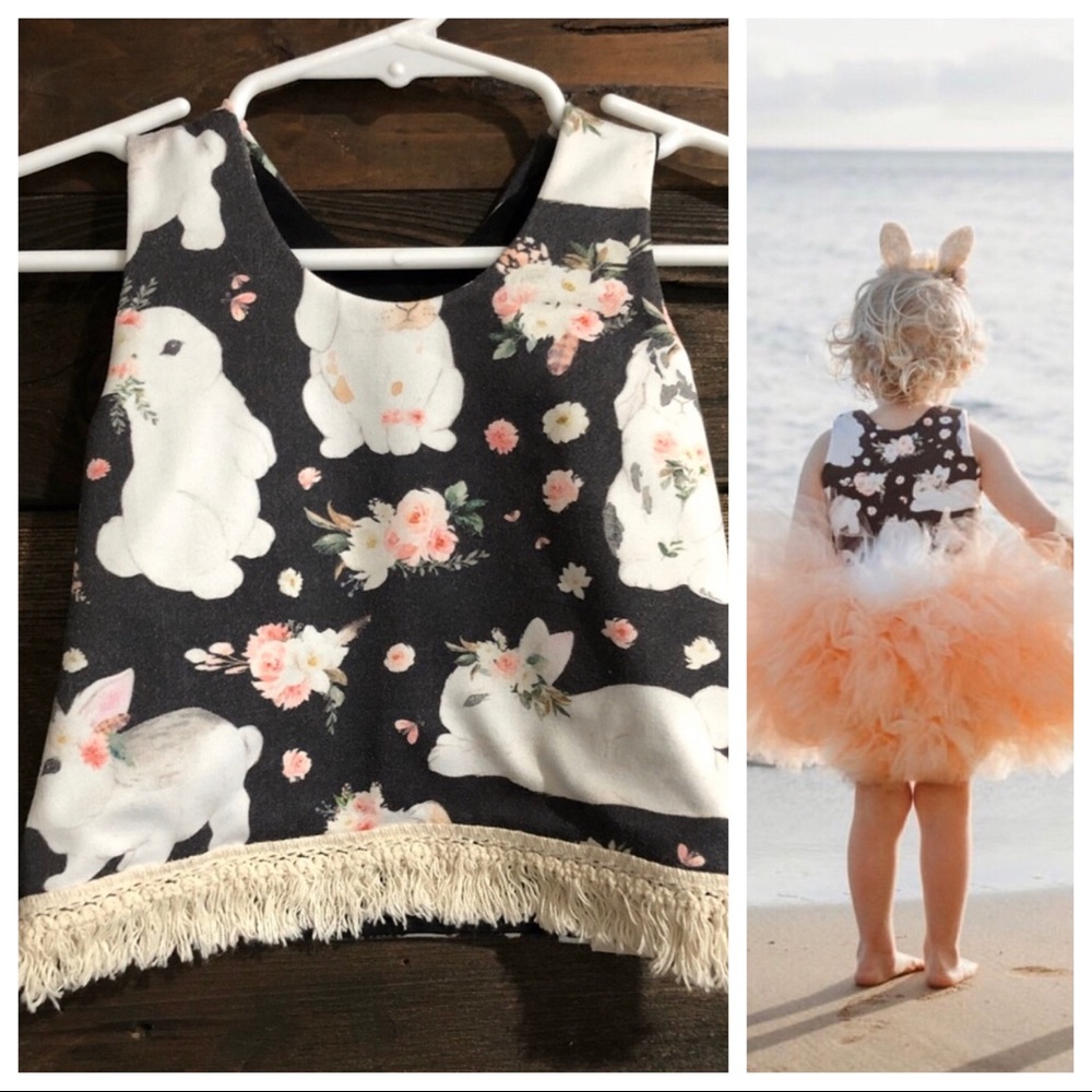 Charcoal bunny crop
